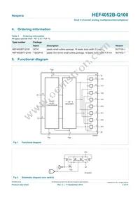 HEF4052BTT-Q100 Datasheet Page 2