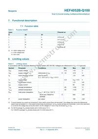 HEF4052BTT-Q100 Datasheet Page 6