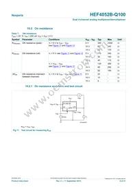 HEF4052BTT-Q100 Datasheet Page 9