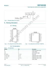 HEF4053BT/AUJ Datasheet Page 3