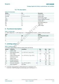HEF4060BT Datasheet Page 3