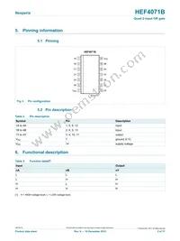 HEF4071BP Datasheet Page 2