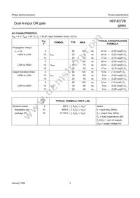 HEF4072BT Datasheet Page 3