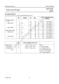 HEF4075BT Datasheet Page 3