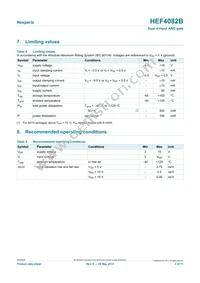 HEF4082BP Datasheet Page 3