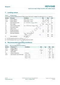 HEF4104BP Datasheet Page 4