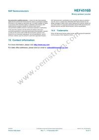 HEF4516BT Datasheet Page 16