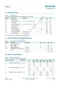 HEF4518BP Datasheet Page 5