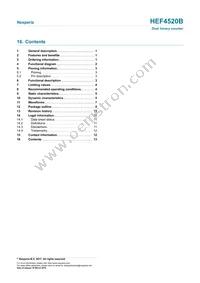 HEF4520BP Datasheet Page 13