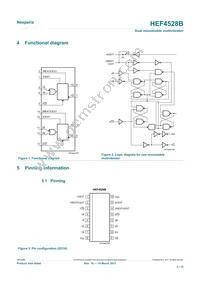 HEF4528BT/AUJ Datasheet Page 2