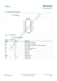HEF4541BP Datasheet Page 3