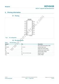 HEF4543BP Datasheet Page 4