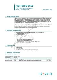 HEF4555BT-Q100J Datasheet Cover