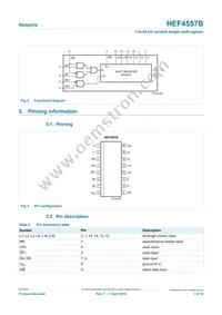 HEF4557BP Datasheet Page 3