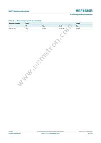 HEF4585BT Datasheet Page 9