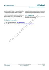 HEF4938BT Datasheet Page 16