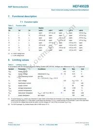 HEF4952BT Datasheet Page 5