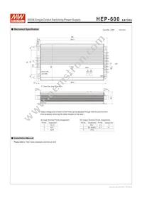 HEP-600-15 Datasheet Page 4