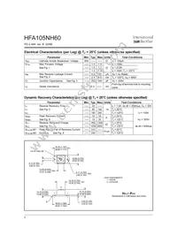 HFA105NH60 Datasheet Page 2