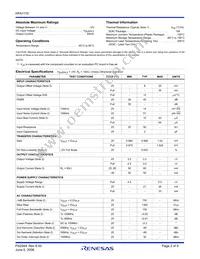 HFA1110IBZ Datasheet Page 2