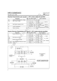 HFA120MD40C Datasheet Page 2
