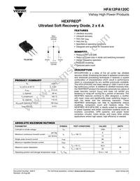 HFA12PA120C Datasheet Cover