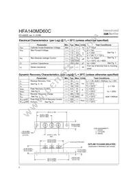HFA140MD60C Datasheet Page 2