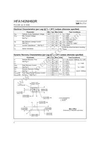 HFA140NH60R Datasheet Page 2
