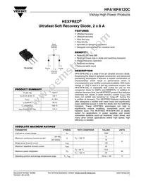 HFA16PA120C Datasheet Cover