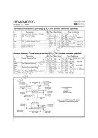 HFA60MC60C Datasheet Page 2