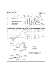 HFA75MB40C Datasheet Page 2