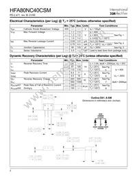 HFA80NC40CSM Datasheet Page 2