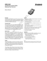 HFBR-5320Z Datasheet Cover