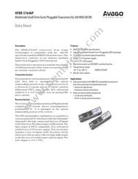 HFBR-5764APZ Datasheet Cover