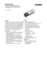 HFBR-5911ALZ Datasheet Cover