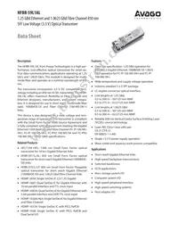 HFBR-59L1AL Datasheet Cover