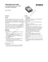 HFCT-5208M Datasheet Cover