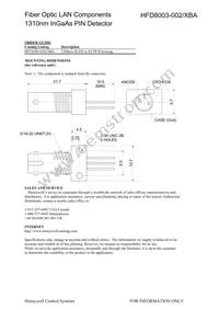 HFE8500-020/XBA Datasheet Page 3
