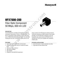 HFX7000-200 Datasheet Cover