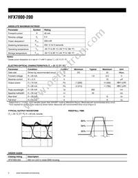 HFX7000-200 Datasheet Page 2