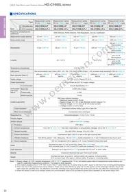 HG-C1400L3-P-J Datasheet Page 22
