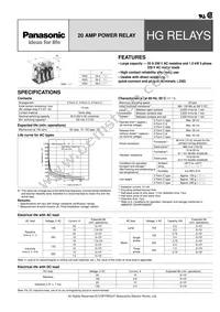 HG4-AC240V-F Datasheet Cover