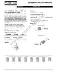 HGT1S3N60A4DS9A Datasheet Cover