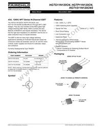 HGTG11N120CN Datasheet Cover