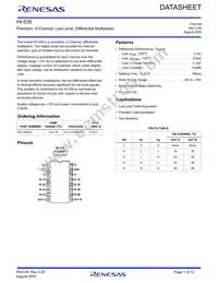 HI1-0539-5 Datasheet Cover