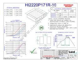 HI2220P171R-10 Datasheet Cover