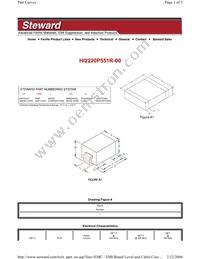 HI2220P551R-00 Datasheet Cover