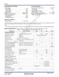 HI7191IPZ Datasheet Page 4