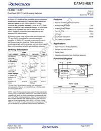 HI9P0201-9 Datasheet Cover