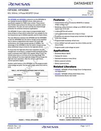 HIP4086ABT Datasheet Cover